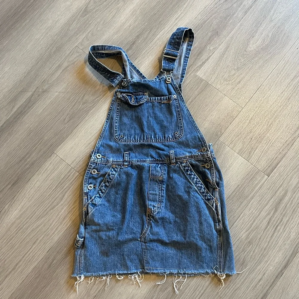 Vintage Overall Mini Dress - Picture 1 of 8